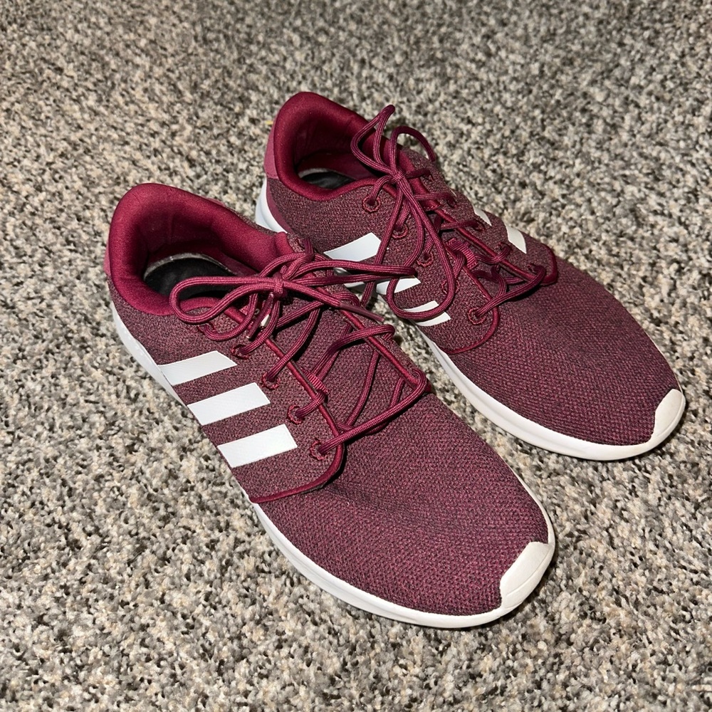 Adidas Cloudfoam 9 Women’s Maroon Red Running Shoes